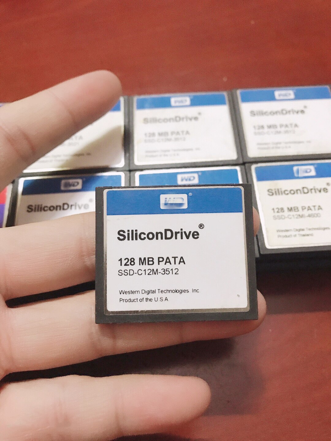 SiliconDrive 128MB PATA CompactFlash CF 컴팩트 플래시 메모리 카드 SSD 실리콘